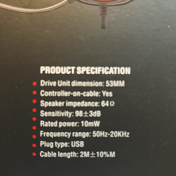 NWB Redragon Zues X Gaming Headset - Picture 6 of 9